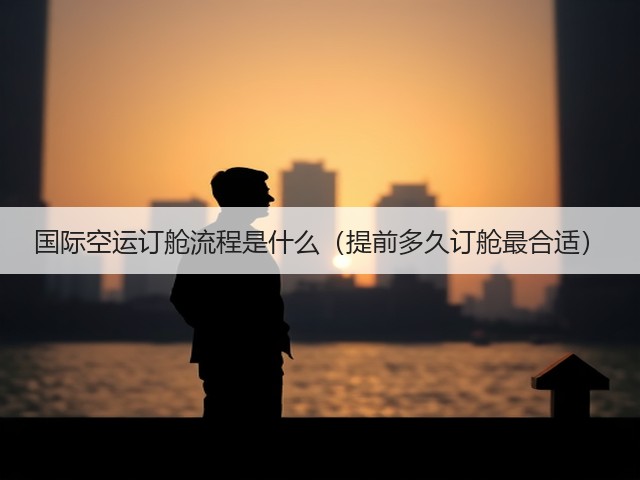 国际空运订舱流程是什么(提前多久订舱最合适)(图3) 国际空运订舱流程是什么(提前多久订舱最合适)(图3)