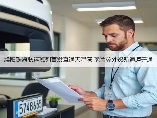 濮阳铁海联运班列首发直通天津港 豫鲁冀外贸新通道开通(图1) 濮阳铁海联运班列首发直通天津港 豫鲁冀外贸新通道开通(图1)