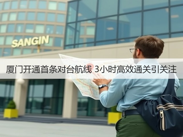 厦门开通首条对台航线 3小时高效通关引关注(图3)