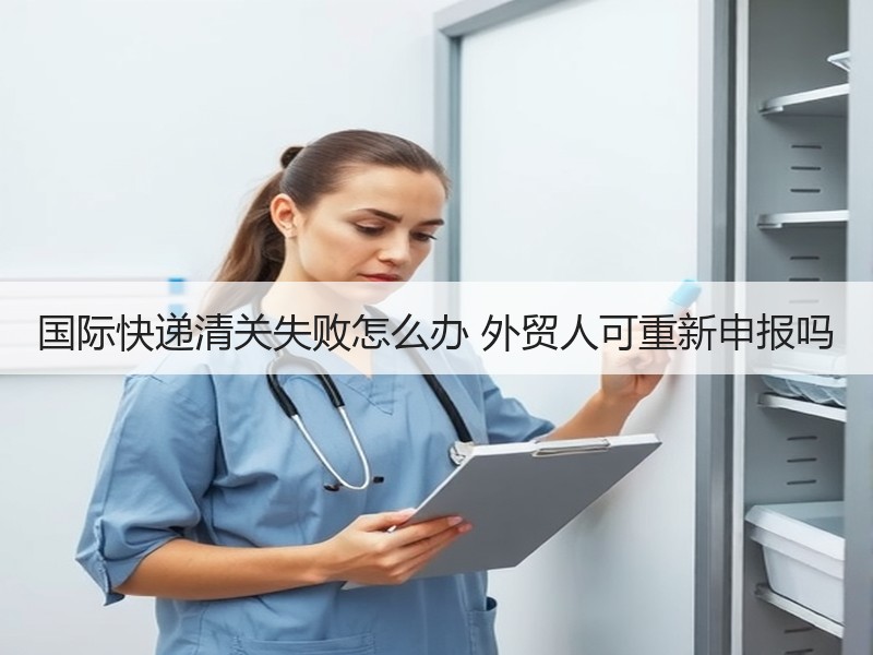 国际快递清关失败怎么办 外贸人可重新申报吗