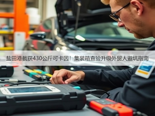 盐田港截获430公斤可卡因!集装箱查验升级外贸人避坑指南(图2) 盐田港截获430公斤可卡因!集装箱查验升级外贸人避坑指南(图2)