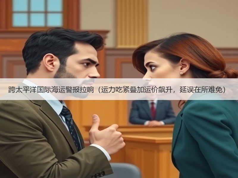 跨太平洋国际海运警报拉响(运力吃紧叠加运价飙升,延误在所难免) 跨太平洋国际海运警报拉响(运力吃紧叠加运价飙升,延误在所难免)