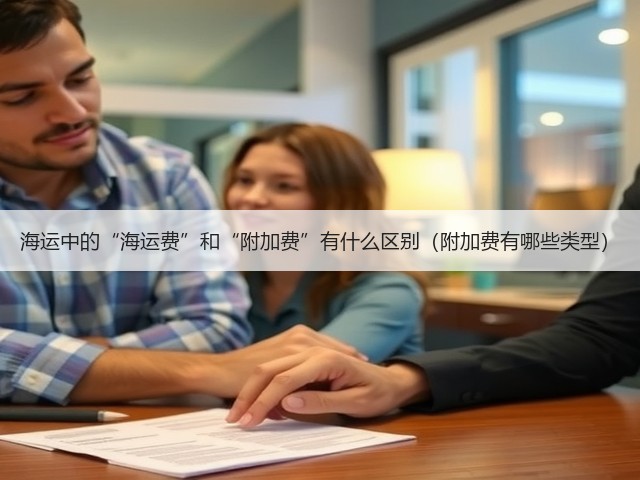 海运中的“海运费”和“附加费”有什么区别(附加费有哪些类型)(图1) 海运中的“海运费”和“附加费”有什么区别(附加费有哪些类型)(图1)