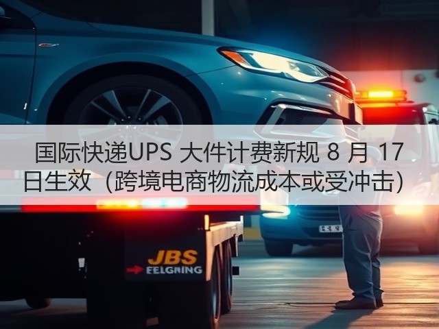 国际快递UPS 大件计费新规 8 月 17 日生效(跨境电商物流成本或受冲击)(图3) 国际快递UPS 大件计费新规 8 月 17 日生效(跨境电商物流成本或受冲击)(图3)