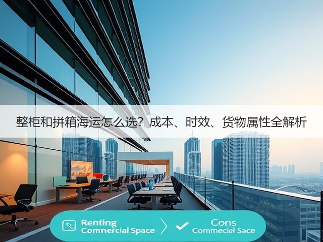 整柜和拼箱海运怎么选？成本、时效、货物属性全解析(图2)