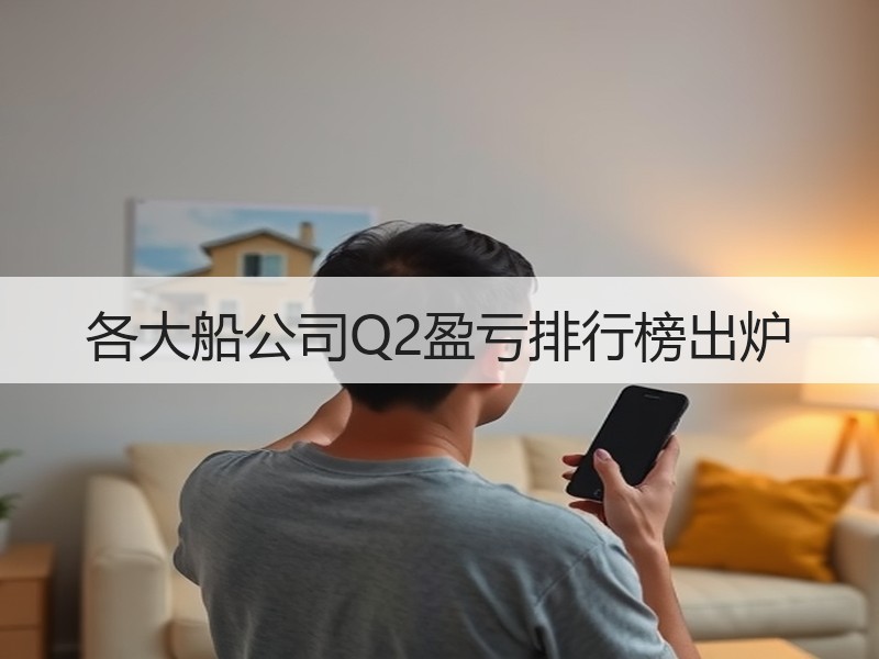各大船公司Q2盈亏排行榜出炉