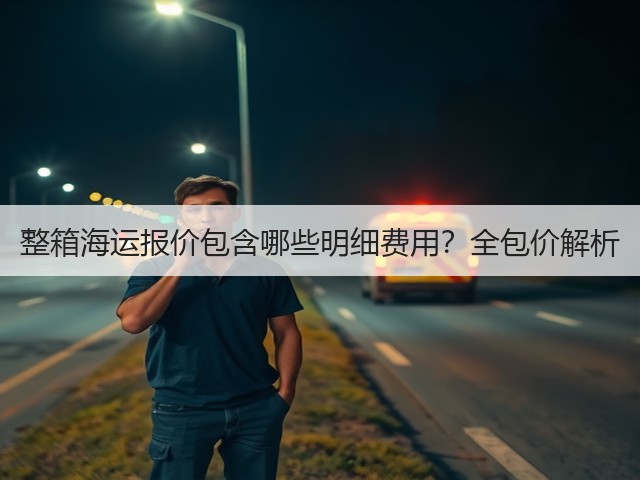 整箱海运报价包含哪些明细费用?全包价解析(图3) 整箱海运报价包含哪些明细费用?全包价解析(图3)