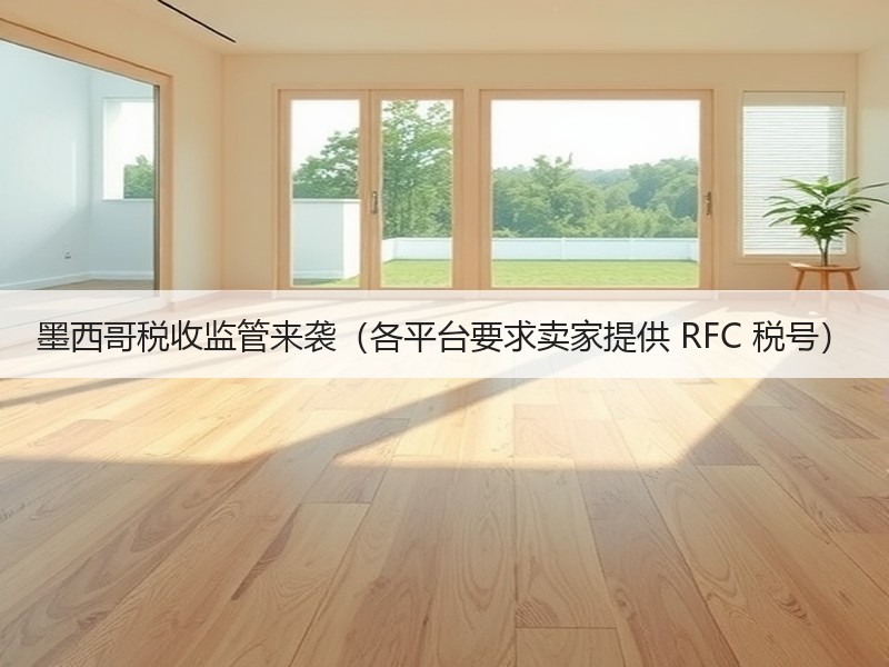 墨西哥税收监管来袭（各平台要求卖家提供 RFC 税号）