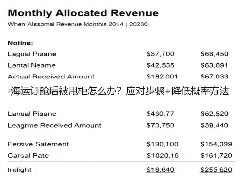 海运订舱后被甩柜怎么办？应对步骤+降低概率方法