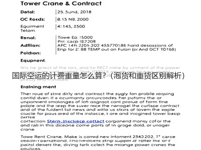 国际空运的计费重量怎么算?(泡货和重货区别解析)(图2) 国际空运的计费重量怎么算?(泡货和重货区别解析)(图2)