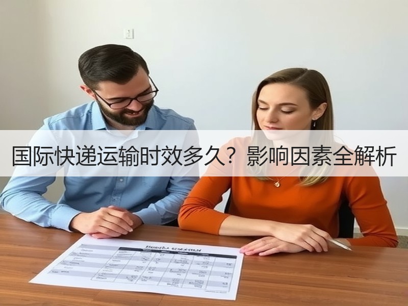 国际快递运输时效多久？影响因素全解析