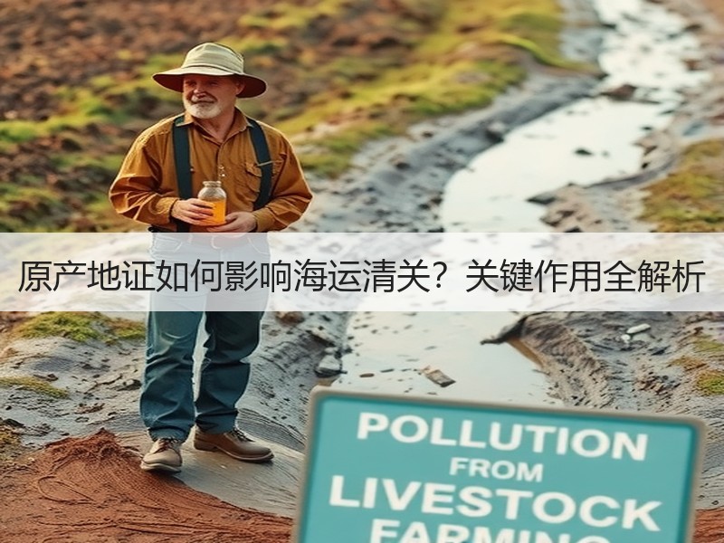 原产地证如何影响海运清关？关键作用全解析