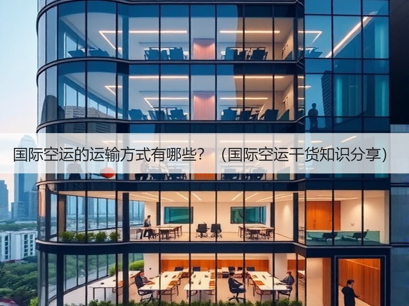 国际空运的运输方式有哪些？（国际空运干货知识分享）
