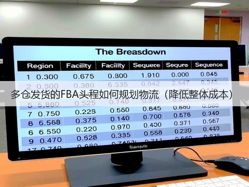 多仓发货的FBA头程如何规划物流（降低整体成本）