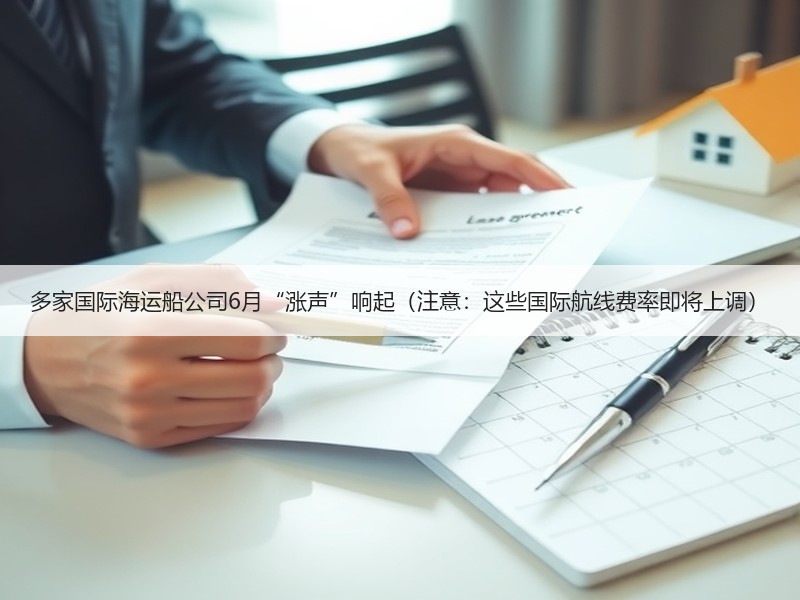 多家国际海运船公司6月“涨声”响起(注意:这些国际航线费率即将上调) 多家国际海运船公司6月“涨声”响起(注意:这些国际航线费率即将上调)