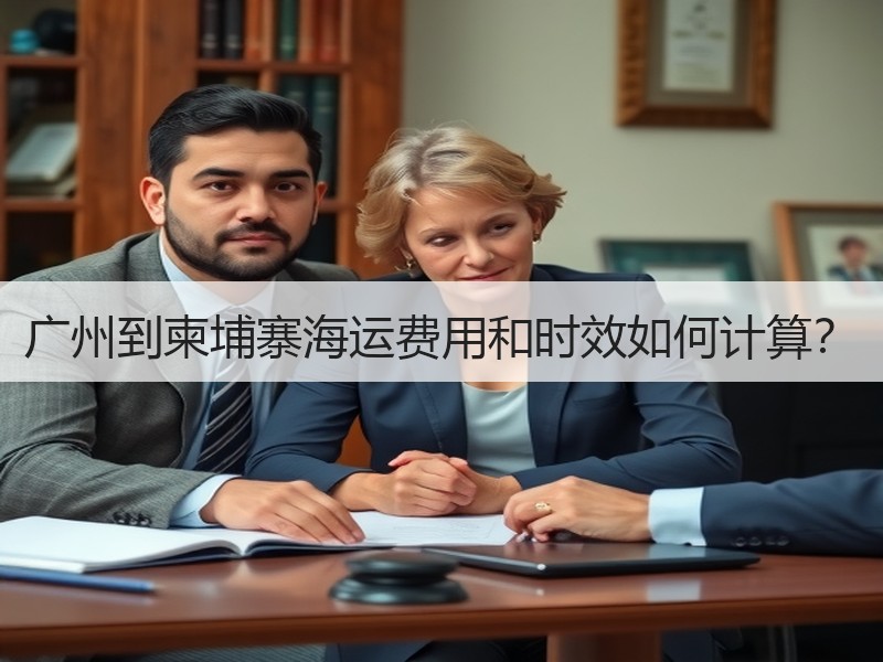广州到柬埔寨海运费用和时效如何计算？