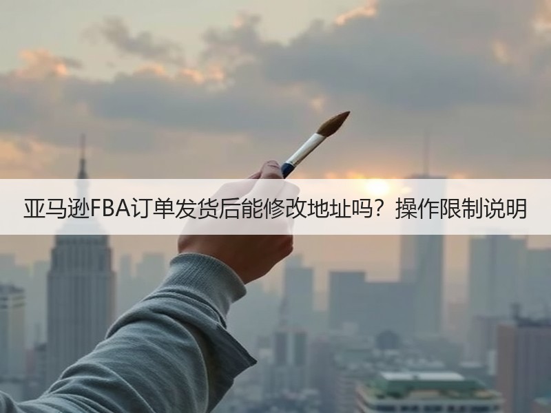 亚马逊FBA订单发货后能修改地址吗?操作限制说明 亚马逊FBA订单发货后能修改地址吗?操作限制说明
