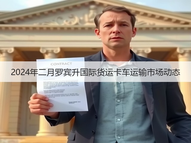 2024年二月罗宾升国际货运卡车运输市场动态(图1) 2024年二月罗宾升国际货运卡车运输市场动态(图1)