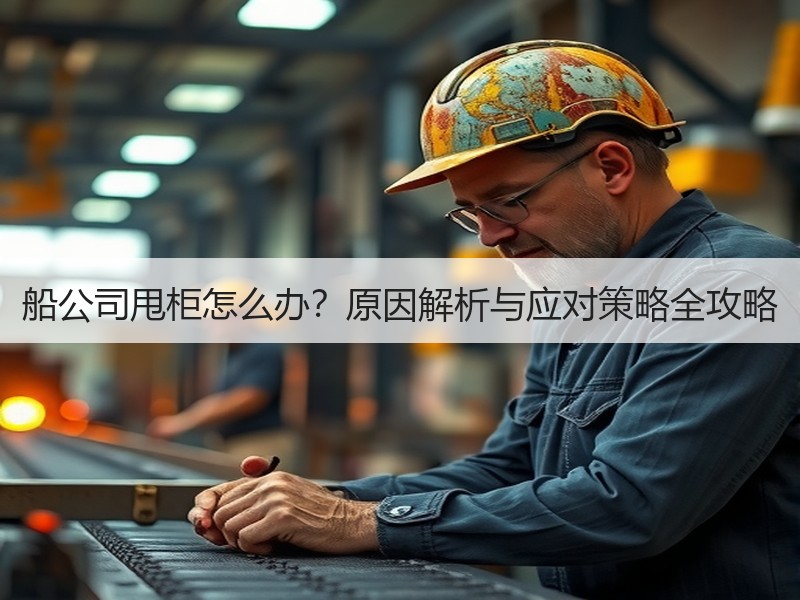 船公司甩柜怎么办？原因解析与应对策略全攻略