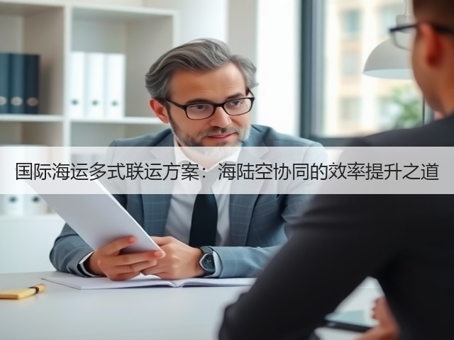 国际海运多式联运方案：海陆空协同的效率提升之道(图1)