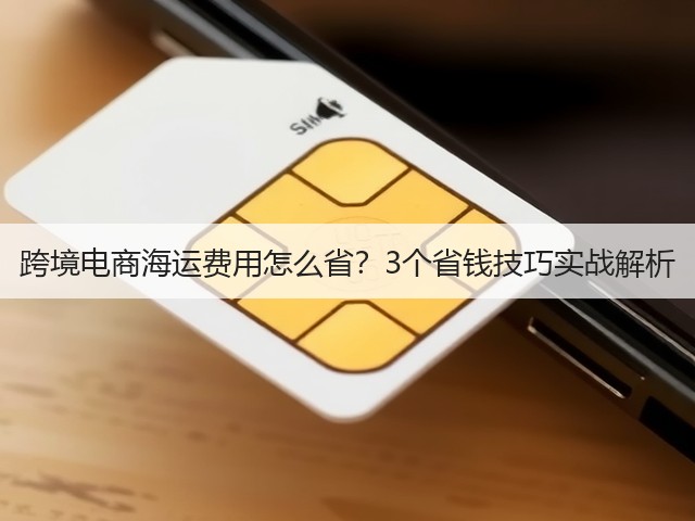 跨境电商海运费用怎么省？3个省钱技巧实战解析(图3)