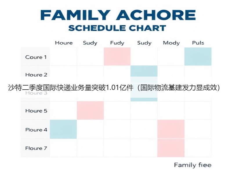 沙特二季度国际快递业务量突破1.01亿件（国际物流基建发力显成效）