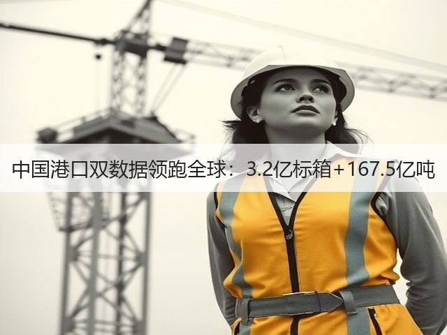 中国港口双数据领跑全球:3.2亿标箱+167.5亿吨(图1) 中国港口双数据领跑全球:3.2亿标箱+167.5亿吨(图1)