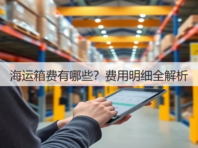 海运箱费有哪些?费用明细全解析 海运箱费有哪些?费用明细全解析