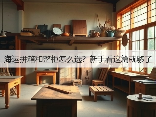 海运拼箱和整柜怎么选?新手看这篇就够了(图1) 海运拼箱和整柜怎么选?新手看这篇就够了(图1)