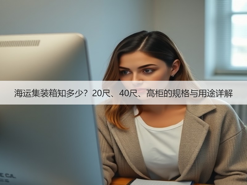 海运集装箱知多少?20尺、40尺、高柜的规格与用途详解 海运集装箱知多少?20尺、40尺、高柜的规格与用途详解