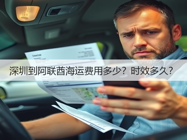深圳到阿联酋海运费用多少?时效多久?(图2) 深圳到阿联酋海运费用多少?时效多久?(图2)
