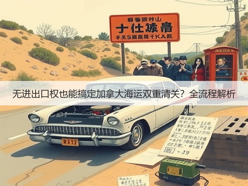 无进出口权也能搞定加拿大海运双重清关?全流程解析 无进出口权也能搞定加拿大海运双重清关?全流程解析