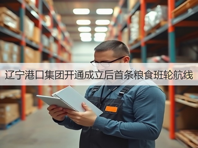 辽宁港口集团开通成立后首条粮食班轮航线(图1) 辽宁港口集团开通成立后首条粮食班轮航线(图1)