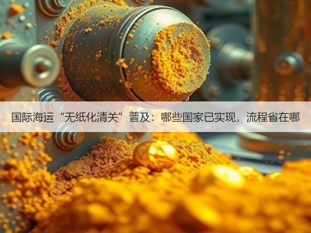 国际海运“无纸化清关”普及:哪些国家已实现,流程省在哪(图3) 国际海运“无纸化清关”普及:哪些国家已实现,流程省在哪(图3)