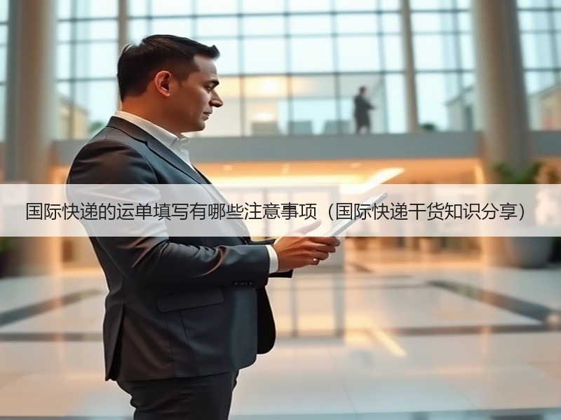国际快递的运单填写有哪些注意事项（国际快递干货知识分享）