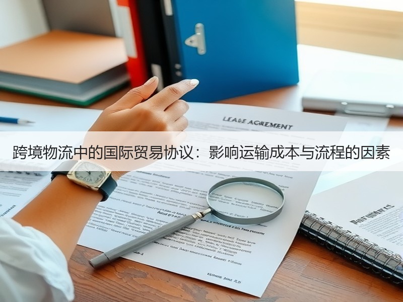 跨境物流中的国际贸易协议：影响运输成本与流程的因素