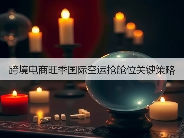 跨境电商旺季国际空运抢舱位关键策略(图2)