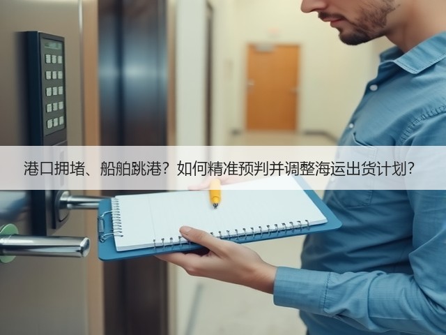 港口拥堵、船舶跳港?如何精准预判并调整海运出货计划?(图1) 港口拥堵、船舶跳港?如何精准预判并调整海运出货计划?(图1)