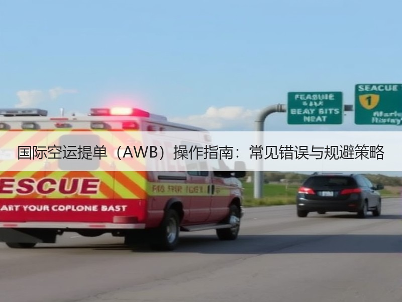 国际空运提单(AWB)操作指南:常见错误与规避策略 国际空运提单(AWB)操作指南:常见错误与规避策略