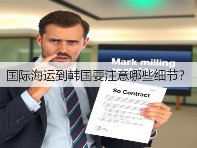 国际海运到韩国要注意哪些细节？(图2)