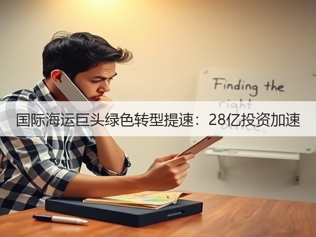 国际海运巨头绿色转型提速:28亿投资加速(图2) 国际海运巨头绿色转型提速:28亿投资加速(图2)