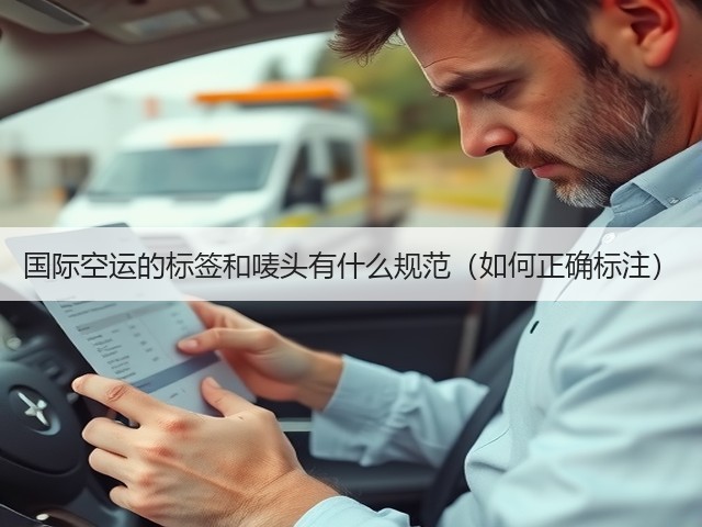 国际空运的标签和唛头有什么规范(如何正确标注)(图2) 国际空运的标签和唛头有什么规范(如何正确标注)(图2)