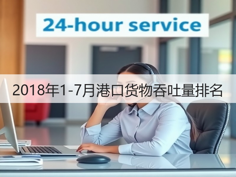 2018年1-7月港口货物吞吐量排名