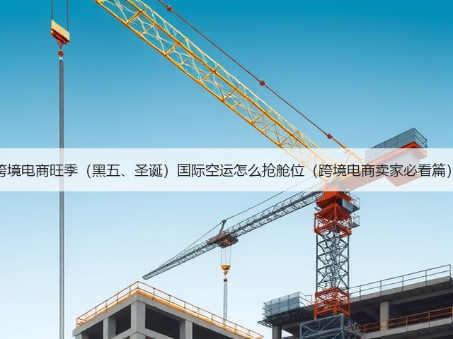 跨境电商旺季(黑五、圣诞)国际空运怎么抢舱位(跨境电商卖家必看篇)(图2) 跨境电商旺季(黑五、圣诞)国际空运怎么抢舱位(跨境电商卖家必看篇)(图2)