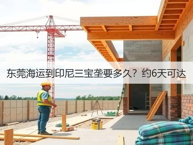 东莞海运到印尼三宝垄要多久？约6天可达(图3)