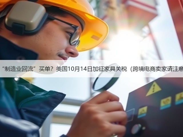 为“制造业回流”买单?美国10月14日加征家具关税(跨境电商卖家请注意)(图3) 为“制造业回流”买单?美国10月14日加征家具关税(跨境电商卖家请注意)(图3)
