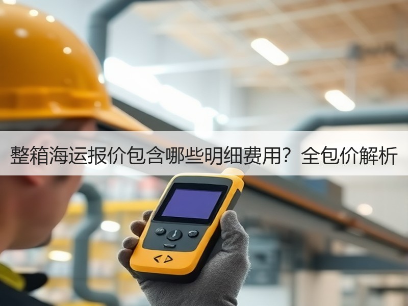 整箱海运报价包含哪些明细费用?全包价解析 整箱海运报价包含哪些明细费用?全包价解析