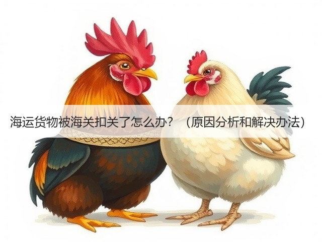 海运货物被海关扣关了怎么办?(原因分析和解决办法)(图1) 海运货物被海关扣关了怎么办?(原因分析和解决办法)(图1)