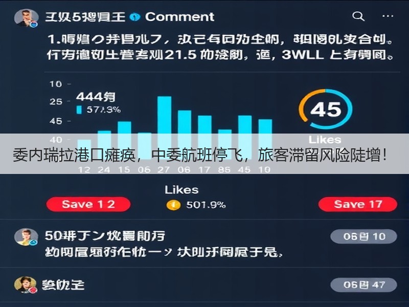 委内瑞拉港口瘫痪,中委航班停飞,旅客滞留风险陡增! 委内瑞拉港口瘫痪,中委航班停飞,旅客滞留风险陡增!
