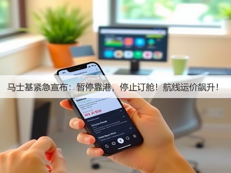 马士基紧急宣布:暂停靠港,停止订舱!航线运价飙升! 马士基紧急宣布:暂停靠港,停止订舱!航线运价飙升!